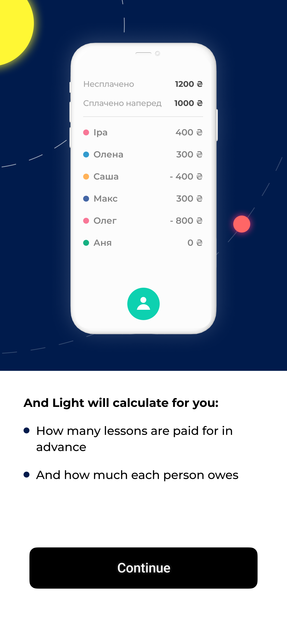 Redesigned onboarding screen 3